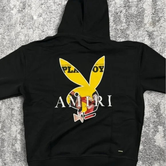 新品同様 AMIRI PLAYBOY COVER BUNNY HOODIE M AMIRI Playboy Cover Bunny Cotton Hoodie | Holt Renfrew